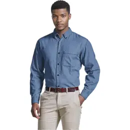 Mens Denim Shirt Long Sleeve image